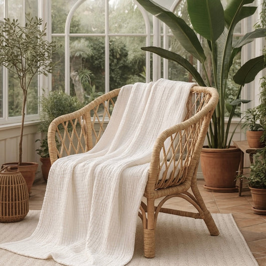 Nordisk Filt™️ – Musselinfilt i 100% bomuld